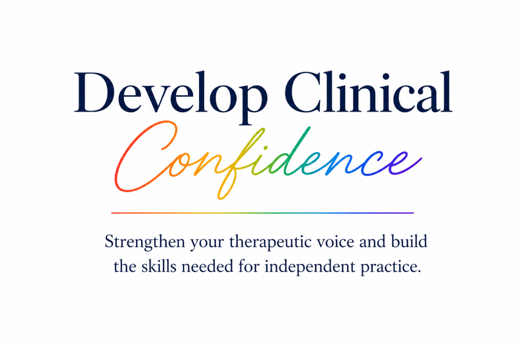 Develop Clinical Confidence — strengthen your therapeutic voice and build the skills needed for independent practice. Nevada MFT and CPC supervision with Jamelle Nilla Berry, AAMFT Approved Supervisor.